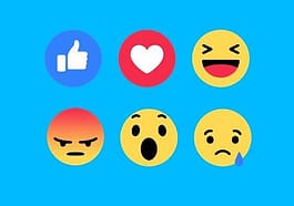 Reacciones en Facebook