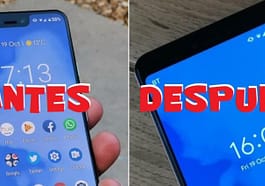 Ocultar muesca superior de Pixel 3 XL