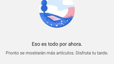 eliminar contenido sugerido en Chrome Android