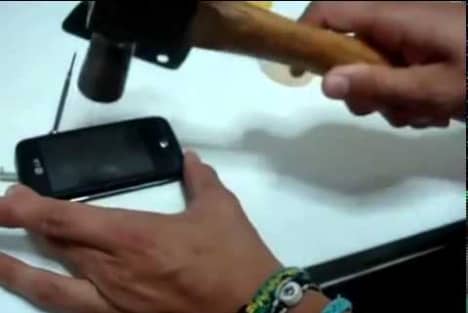 Teléfono móvil Android Viejo