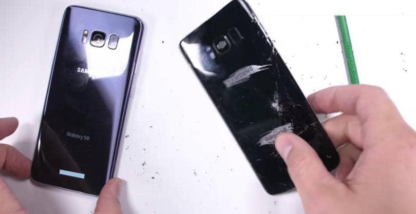 prueba de resistencia Samsung Galaxy S8