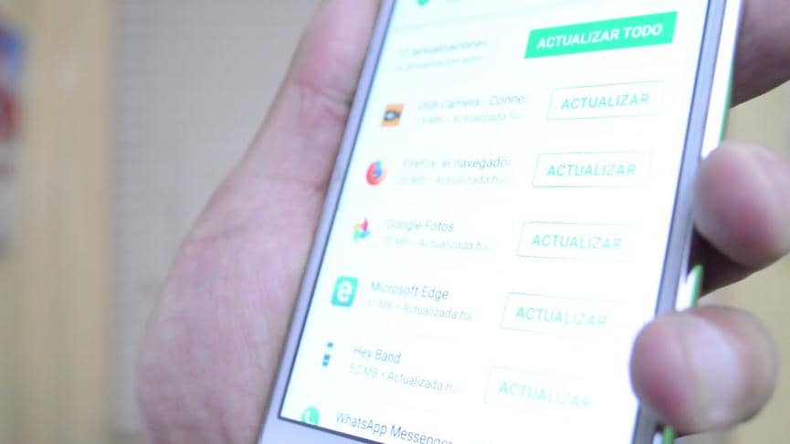 historial de Aplicaciones Android