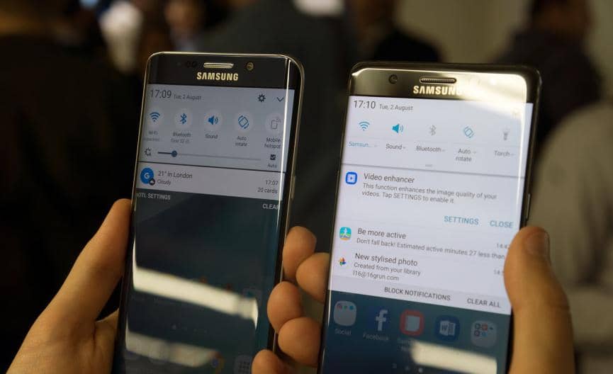 Apps del Galaxy Note 8