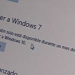 Volver a Windows 7 desde Windows 10