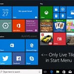 Inicio en Windows 10: Cómo personalizar los elementos del botón 1 Inicio en Windows 10