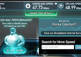 Velocidad de Internet en Corea del Sur 01