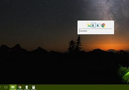 Selector de aplicaciones en Windows XP