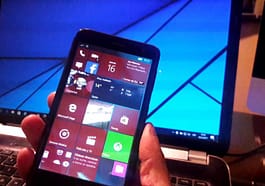 Pantalla de Windows 10 Mobile