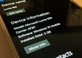 Windows 10 Mobile build 15207