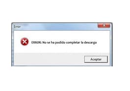 Error de Descarga