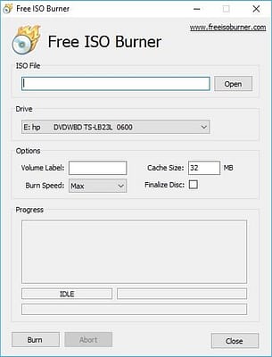 Free ISO Burner