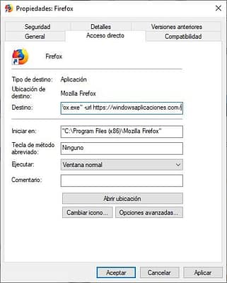 Anclar un Sitio Web barra de tareas