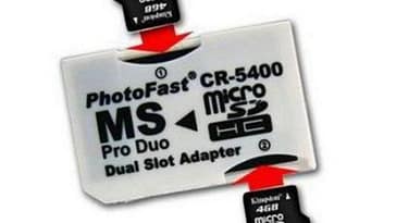 Las memorias microSD dañadas - un problema sin solución 2 adaptador DUAL para memorias microSD y Sony Stick Pro DUO