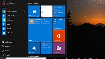 Menu de Inicio Windows 10