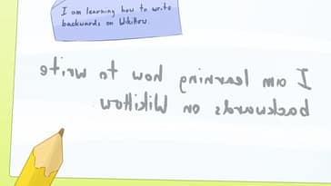 Escribir al mensajes revés