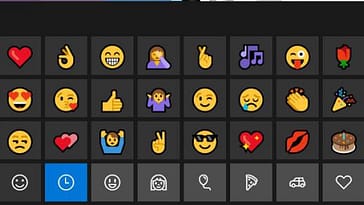 Emojis en Windows 10