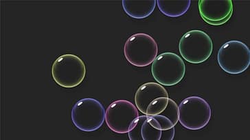 Salvapantalla de Burbujas