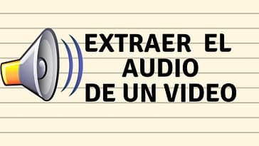 extraer el audio de un video en Windows