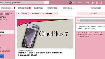 Facebook Rosa en Windows