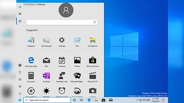 nuevo menu de inicio para Windows 10 Lite
