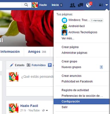 desactivar notificaciones de Video Live