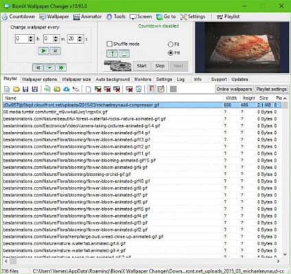 fondos de pantalla animados para Windows 10