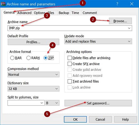 Proteger Archivos con Contraseña con WinRar