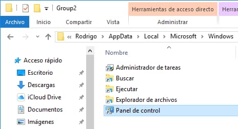 Panel de Control Perdido