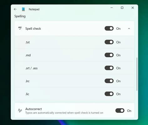 nuevo bloc de notas en windows 11
