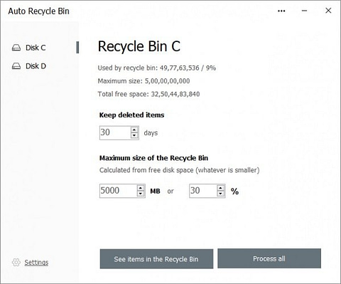 Auto Recycle Bin
