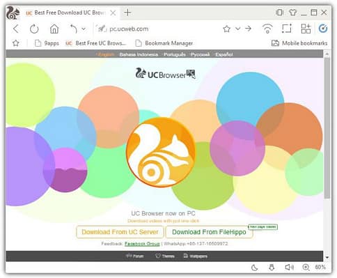 UCWeb como Alternativas a Chromium