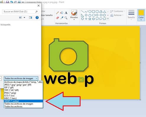 convertir inágenes webp a jpg o png