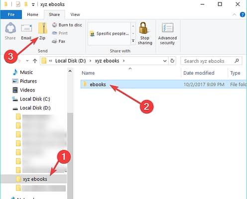 Comprimir Archivos en formato zip en Windows 10