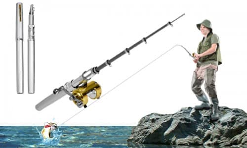 caña de pescar modernista