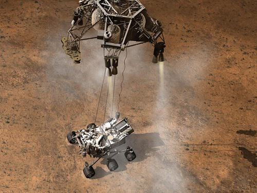 amartizaje del robot Curiosity