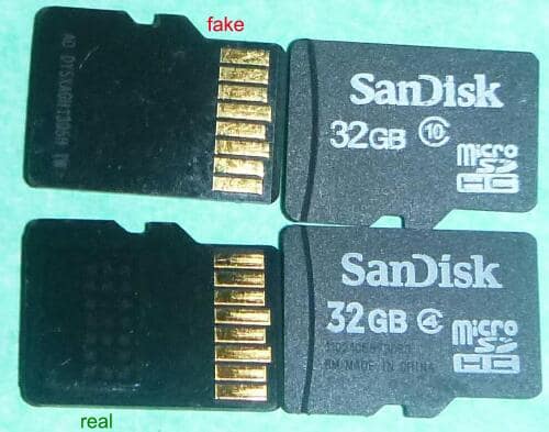 memorias microSD dañadas