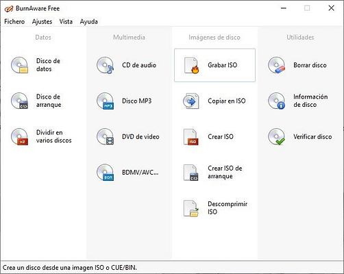 DVD Windows 7 a imágenes ISO