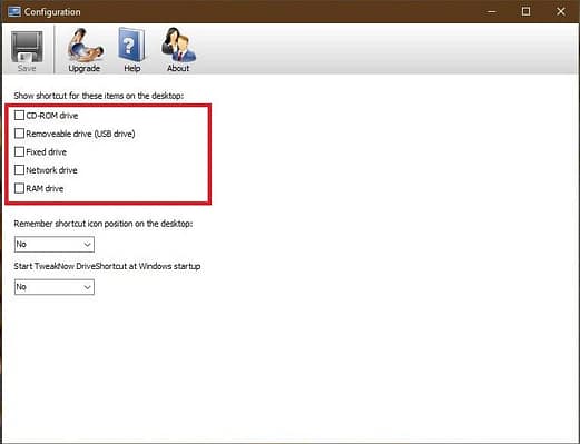 Discos Duros en el Escritorio de Windows 10