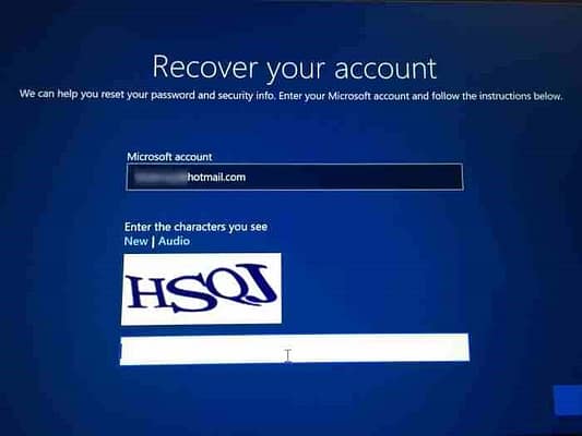 recuperar Contraseña Olvidada de Microsoft