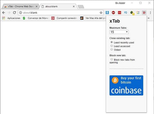 Limitar multiples pestañas en Google Chrome