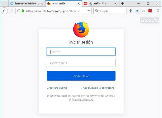 Doble verificacion Firefox