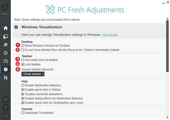 PC Fresh para personalizar Windows 10