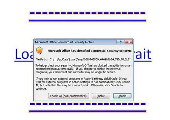 nueva variante de malware en powerpoint