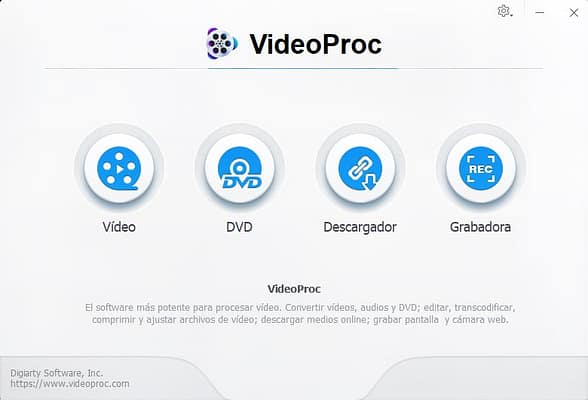 VideoProc convertir videos 4K gratis