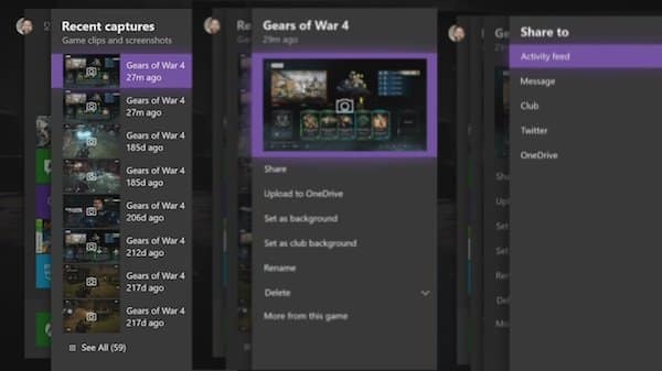 hacer capturas la Xbox One