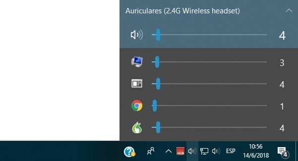 EarTrumpet mezclador de volumen Windows 10