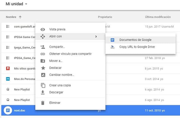 Google Drive trucos
