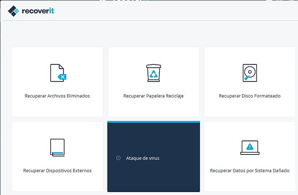 Recoverit recuperar datos borrados