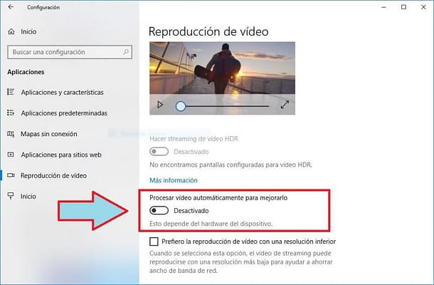mejorar calidad de videos en Windows 10