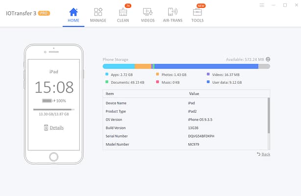 IOTransfer en Windows 10